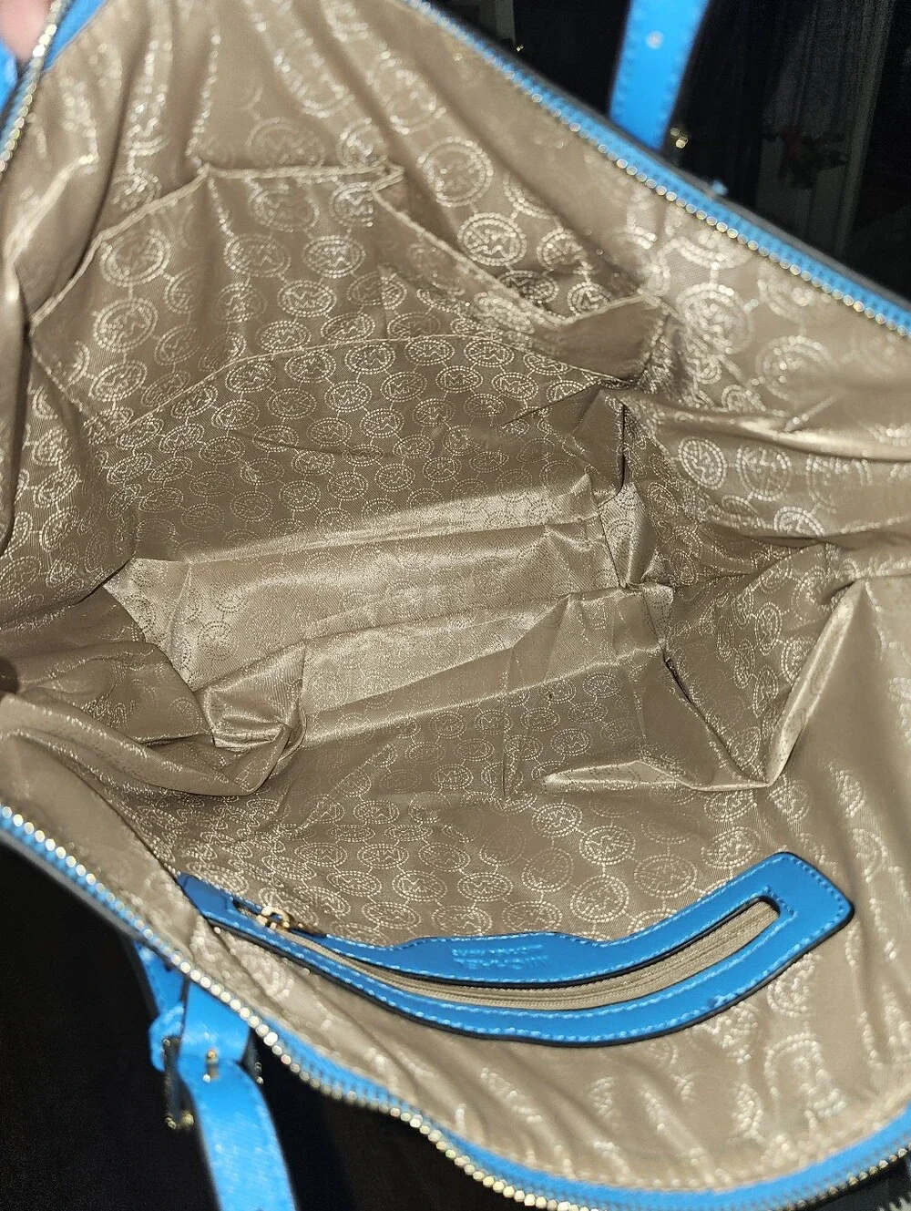 Michael Kors Turquoise Blue Tote